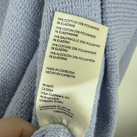 Free People Ottoman Chunky Oversize Cardigan Sweater Lilac Serenity Purple Small - Picture 8 of 8